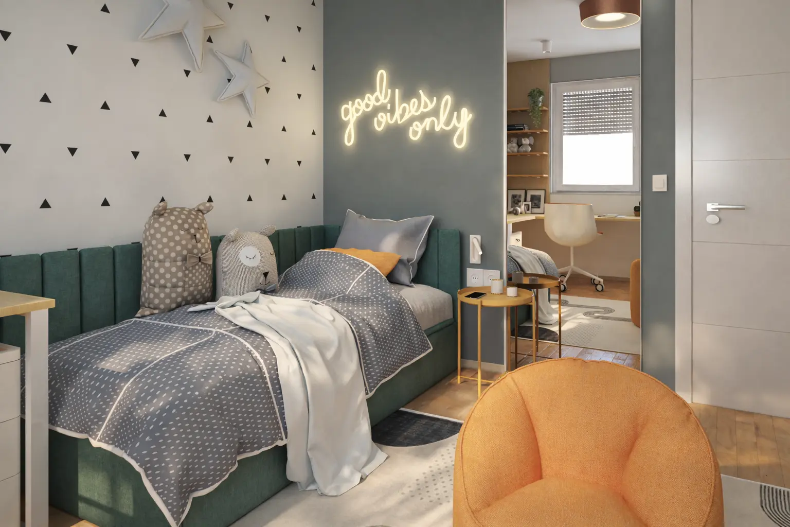 Barnets lilla kreativa rum – Projektbild 1