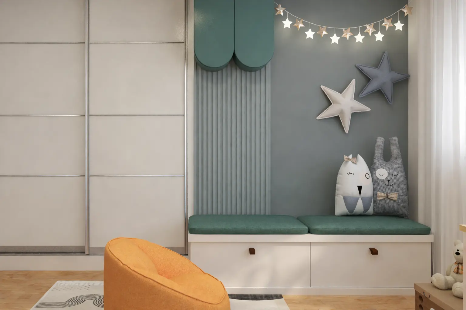 Barnets lilla kreativa rum – Projektbild 4